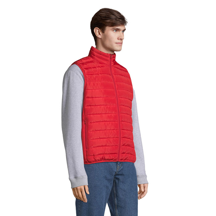 Veste sans manches personnalisable STREAM Homme Rouge 1